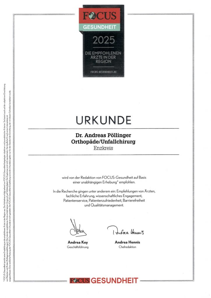 Focus 2025 Orthopädie